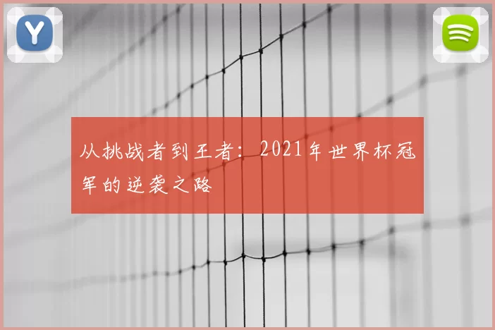 从挑战者到王者：2021年世界杯冠军的逆袭之路