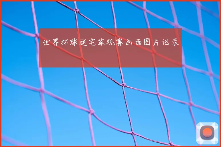 世界杯球迷宅家观赛画面图片记录